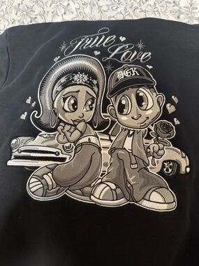 DGK Black 'True Love' Kids Graphic Pullover